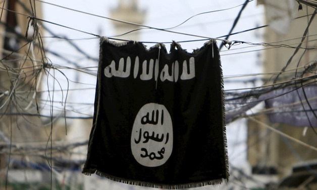 Flag of the Islamic State (IS) - Reuters/Ali Hashisho