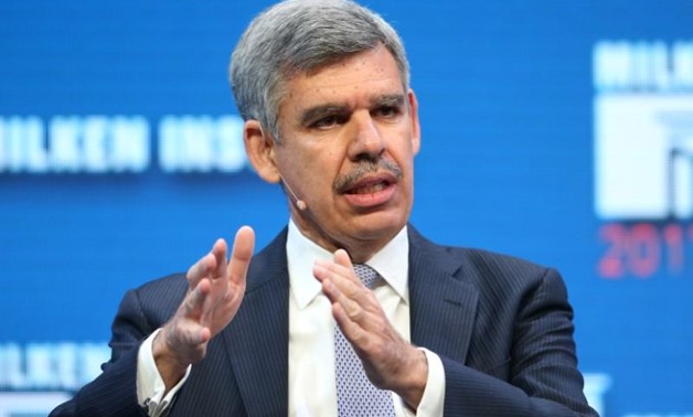 Mohamed El-Erian, Chief Economic Advisor of Allianz and Former Chairman of President Obama's Global Development Council, speaks during the Milken Institute Global Conference in Beverly Hills, California, U.S., May 1, 2017. REUTERS/Lucy Nicholson