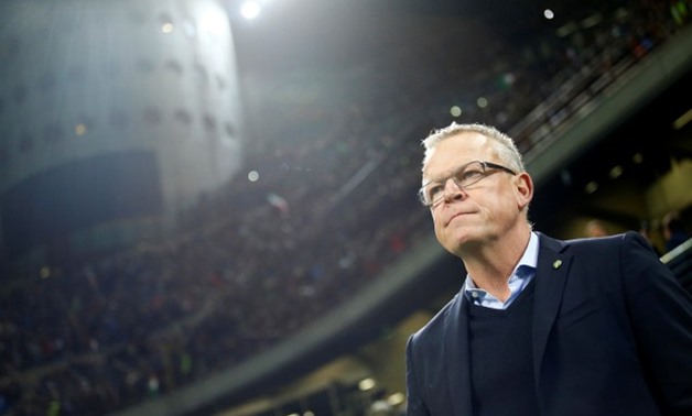2018 World Cup Qualifications - Europe - Italy vs Sweden - San Siro, Milan, Italy - November 13, 2017 Sweden coach Janne Andersson before the match REUTERS