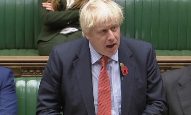 Britain's Foreign Secretary Boris Johnson makes a statement in the House of Commons, in London - REUTERS
