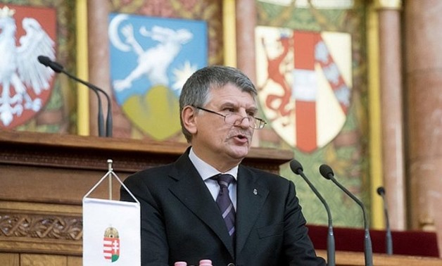 Speaker of the Hungarian Parliament Laszlo Kover - via wikimeda common