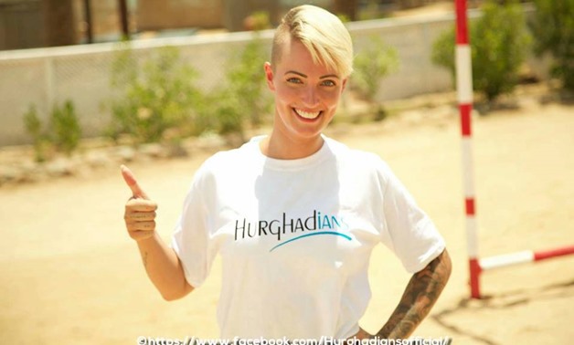 Photo of Alice Matthiesen, a German athlete and sports model visits Hurghada, Egypt - Hurghadians Facebook page 