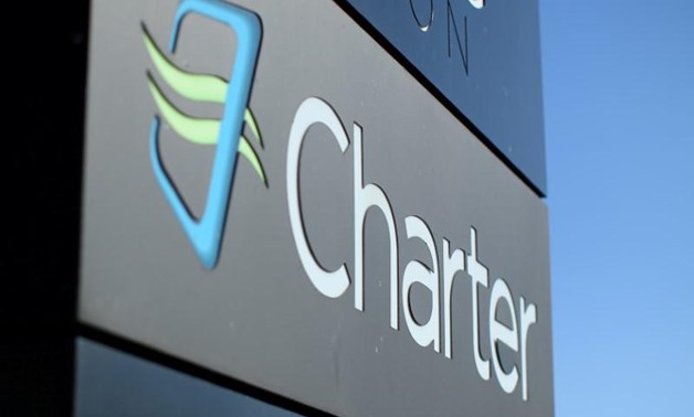 A Charter Communications company store sign is pictured in Long Beach, California, U.S., January 26, 2017. REUTERS/Mike Blake