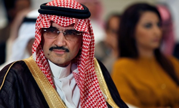 Saudi billionaire Prince AlWaleed bin Talal, who was detained in the anti-corruption campaign, looks on during a news briefing in Manama, May 8, 2012. REUTERS/Hamad I Mohammed