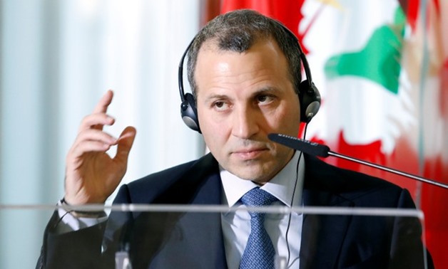 Lebanese Foreign Minister Gebran Bassil attends a meeting with Italian counterpart Angelino Alfano in Rome, Italy, November 15, 2017. REUTERS/Remo Casilli

