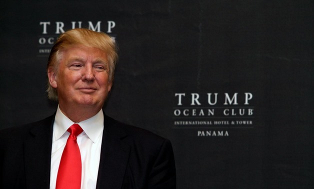 FILE PHOTO: U.S. property magnate Donald Trump smiles during the inauguration of the Trump Ocean Club in Panama City, Panama July 6, 2011. To match Special Report USA-TRUMP/PANAMA REUTERS/Alberto Lowe
