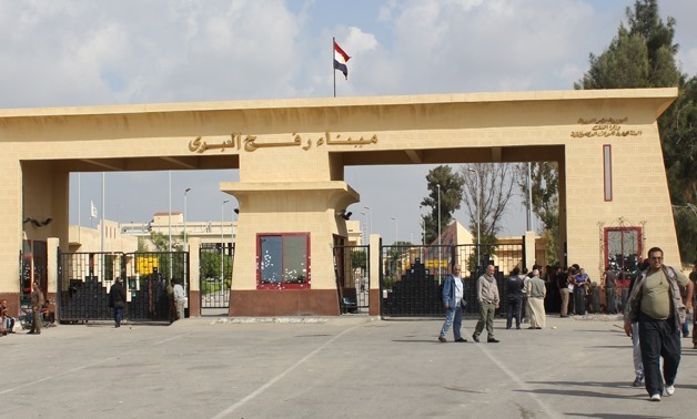 FILE - Rafah Crossing between Egypt and Gaza Strip 