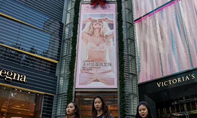 Lingerie brand Victoria's Secret holds its annual fashion show in Shanghai on Monday -- its first, self-described "sexiest show on earth" outside the US or Europe (AFP Photo/Chandan KHANNA)