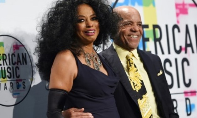 © AFP | Diana Ross poses with music producer Berry Gordy at the 2017 American Music Awards