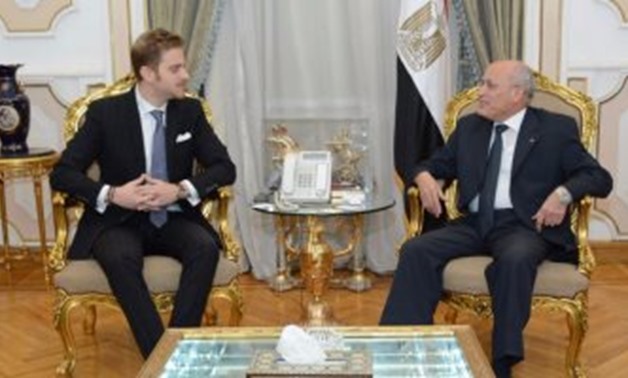 FILE - Minister of Military Production Mohamed Saeed Al Assar and Romanian Minister of Business Environment, Commerce and Entrepreneurship Ilan Laufer, undated - Egypt Today