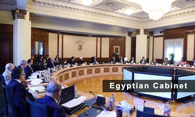 Egyptian Cabinet's meeting - Photo courtesy: Cabinet official Facebook page