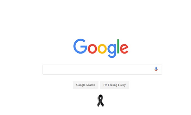 Global search engine Google placed a black ribbon on its homepage in tribute to the lives that were perished in Friday’s Arish terrorist attack