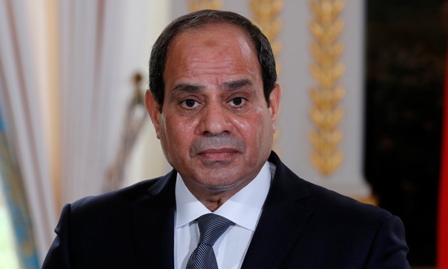 President Abdel Fatah al-Sisi at the closing MUN session simulating the Security Council at the World Youth Forum in Sharm El-Sheikh – Press Photo