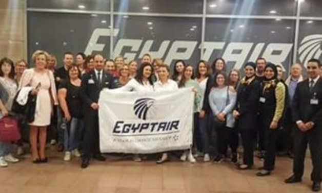 Belgian Journalists arrives at Cairo International Airport Nov.24, 2017 – Five Photos.com 