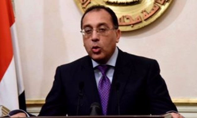 FILE- Egypt’s Prime Minster Mostafa Madbouly, 
