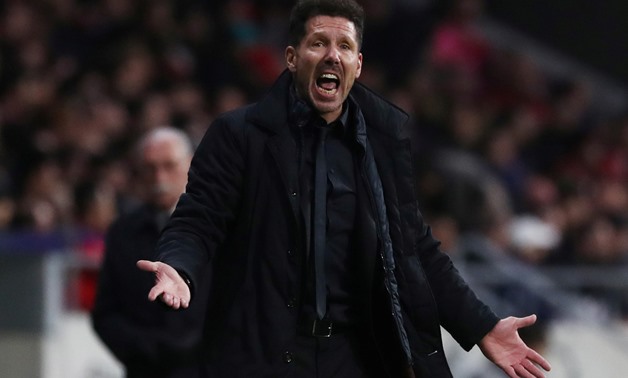 Soccer Football - La Liga Santander - Atletico Madrid v Real Madrid - Wanda Metropolitano, Madrid, Spain, November 18, 2017 Atletico Madrid coach Diego Simeone – REUTERS/Juan Medina