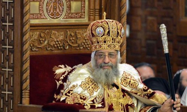 Pope Tawadros of Alexandria and Patriarch of the See of St. Mark - FILE PHOTO