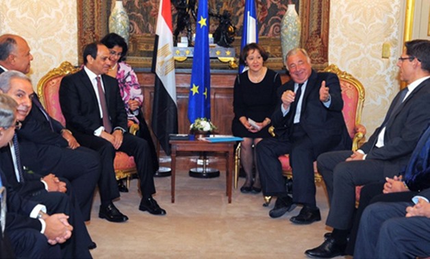 The meeting was attended by the head of the Egyptian-French Parliamentary Friendship Association and representative of the French community in Egypt - ESIS
