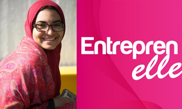 FILE - Rania Ayman, 25-year old Egyptian entrepreneur and founder of Entreprenelle platform to help women start their own businesses