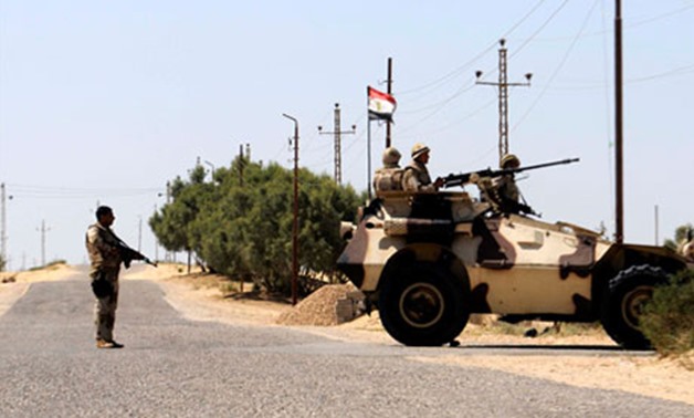 FILE- Egyptian army troops in North Sinai- Reuters