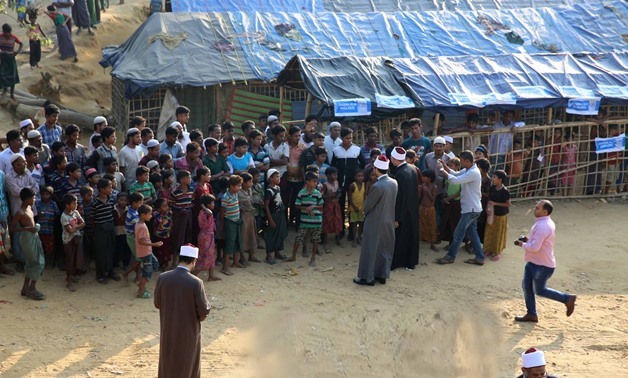 Muslim Rohingya camps in Bangladesh - Press Photo