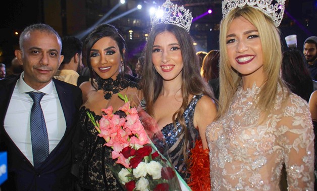 The ceremony was attended by the presenters Inas Al-Leithi, Mamdouh Al-Shennawi, Amal Rizk and the Miss World for Tourism and Environment - Photo by Egypt Today/ Mahmoud Hassaballah