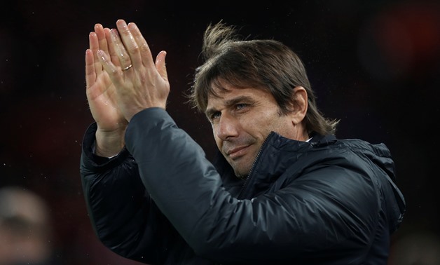 Soccer Football - Premier League - Liverpool vs Chelsea - Anfield, Liverpool, Britain - November 25, 2017 Chelsea manager Antonio Conte applauds fans before the match Action Images via Reuters/Carl Recine