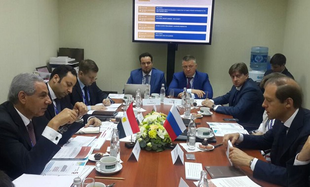 Previous meeting between Egypt and Russian Ministries of Trade and Industry, Russia, 2016 - Egypt’s Trade and Industry Ministry official website  