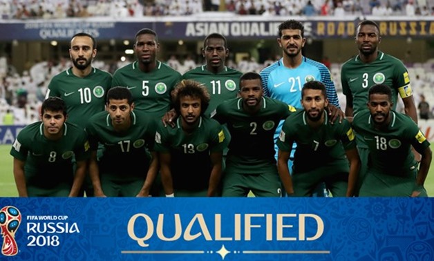 Saudi Arabia’s national football team – Press image courtesy of FIFA’s official website
