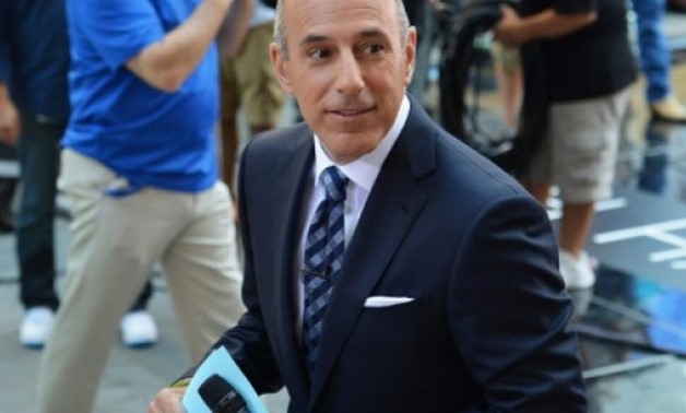 © GETTY IMAGES NORTH AMERICA/AFP/File / by Daniel WOOLLS | Matt Lauer, a fixture among American early morning news anchors, has been fired by NBC for alleged sexual misconduct
