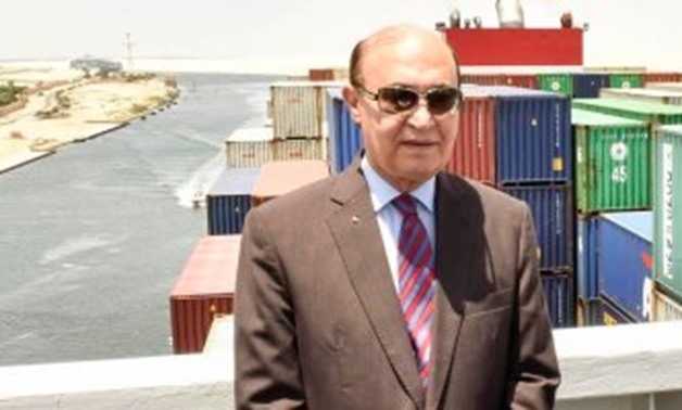 FILE - Mohab Mamish, Chairman of Suez Canal Authority