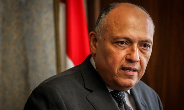 Minister of Foreign Affairs Sameh Shoukry - FILE PHOTO