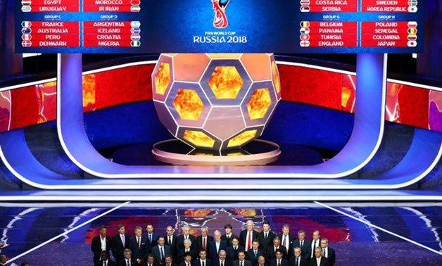Soccer Football - 2018 FIFA World Cup Draw - State Kremlin Palace, Moscow, Russia - December 1, 2017 The nations coaches pose for a photo after the draw REUTERS/Kai Pfaffenbach