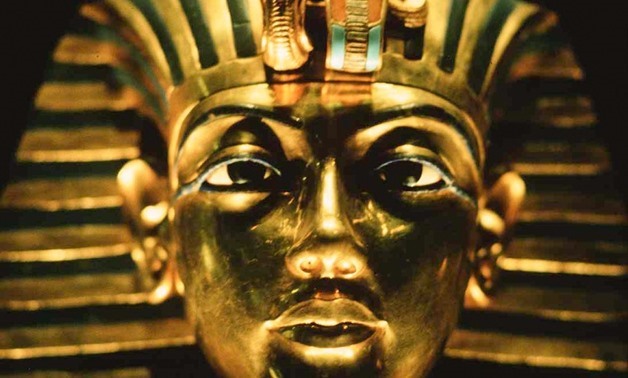 he Golden Mask of king Tutankhamen who was born in the 18th dynasty around 1341 B.C. and was the 12th pharaoh of that period. via Wikimedia Commons