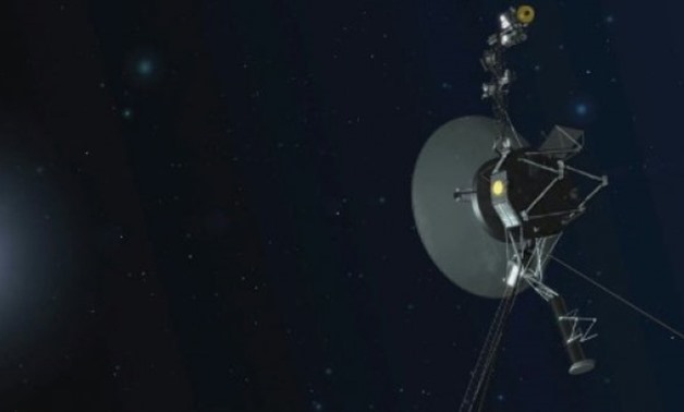 © NASA/AFP/File | Voyager, depicted in this NASA artist concept handout image, is still sending data back to Earth daily, more than 40 years after its launch