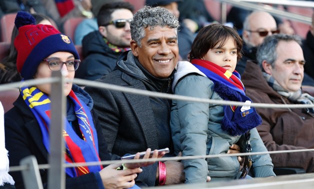 Ex-Barcelona coach Frank Rijkaard visited the game against Celta – FC Barcelona official Twitter account