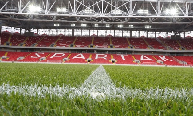 An interior view shows the Otkrytie Arena, the home stadium of Spartak Moscow football club, in Moscow, Russia August 27, 2014. REUTERS/Sergei Karpukhin/File Photo