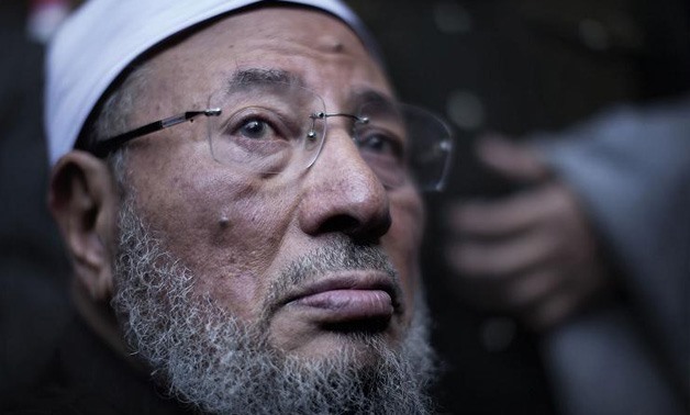 File - Chairman of (IUMS) Yusuf al-Qaradawi 