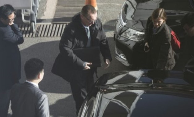 UN diplomat Jeffrey Feltman was spotted at Beijing airport before flying to Pyongyang - AFP 