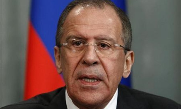 Russian Foreign Minister Sergei Lavrov attends a news conference after a meeting with his Finnish counterpart Erkki Tuomioja in Moscow, April 15, 2013. REUTERS/Sergei Karpukhin
