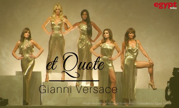 Header Photo Via Versace Youtube Screenshot – Compiled by Egypt Today
