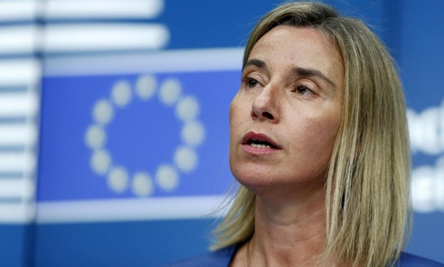 European Union foreign policy chief Federica Mogherini addresses a news conference during a European Union foreign ministers meeting in Brussels, Belgium, July 20, 2015. REUTERS/Francois Lenoir
