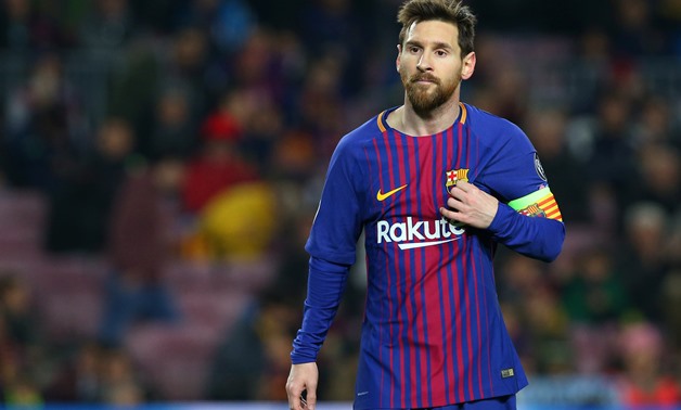 Soccer Football - Champions League - FC Barcelona vs Sporting CP - Camp Nou, Barcelona, Spain - December 5, 2017 Barcelona’s Lionel Messi - REUTERS/Albert Gea