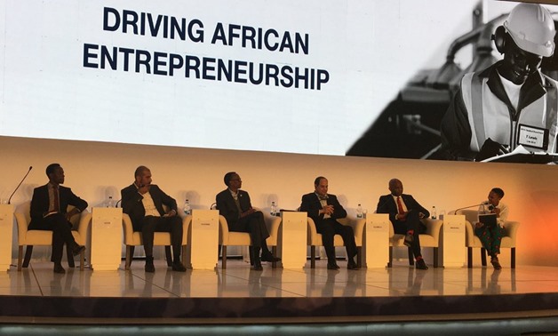 Driving African Entrepreneurship session attended by the Egyptian and Rwandan presidents - Photo courtesy of EFG Hermes