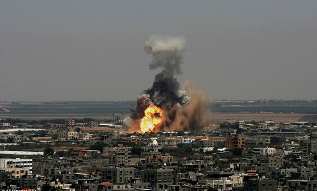 Israel strikes Gaza militant posts after fire rockets fired at Israel - Reuters