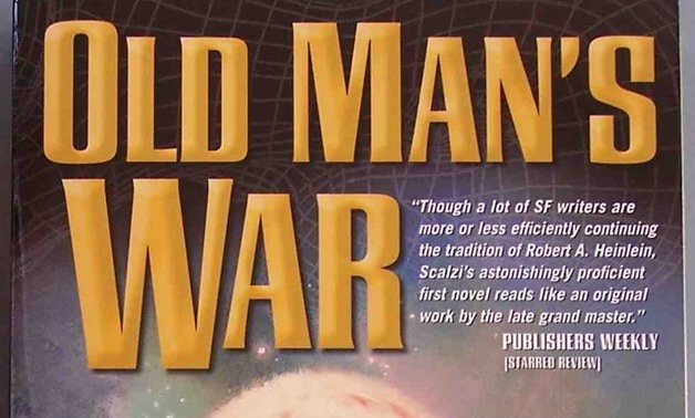 Edited scan of the cover for John Scalzi’s Old Man’s War, December 8, 2017 – RA.AZ/Flickr
