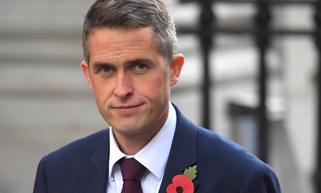 Britain's Secretary of State for Defence Gavin Williamson is seen in Downing Street, London, Britain, November 2, 2017. REUTERS/Toby Melville
