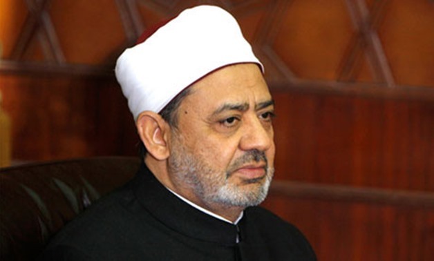 FILE - Grand Imam of Al-Azhar Ahmed el-Tayyeb