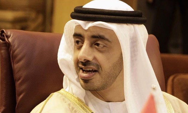UAE Minister of Foreign Affairs and International Cooperation Sheikh Abdullah bin Zayed bin Sultan Al Nahyan - FILE PHOTO