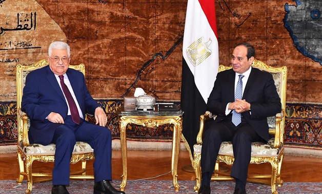 President Abdel Fatah al-Sisi received his Palestinian counterpart Mahmoud Abbas in Cairo on December 11, 2017 – Press Photo 